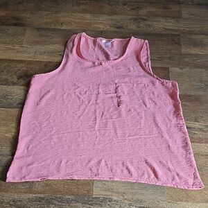 Just Be Soft Pink Sleeveless Blouse